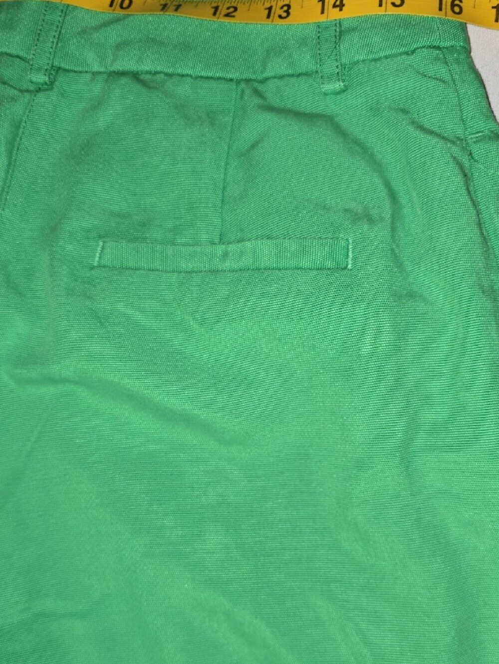 Farm Rio Cotton-blend Wide-leg Pants Green - Picture 11 of 14